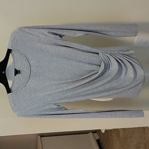 ANN TAYLOR FAUX WRAP TOP.....SMALL